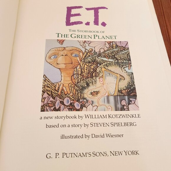 E.T. The Storybook of The Green Planet HC/DJ - 1985 - Picture 6 of 10